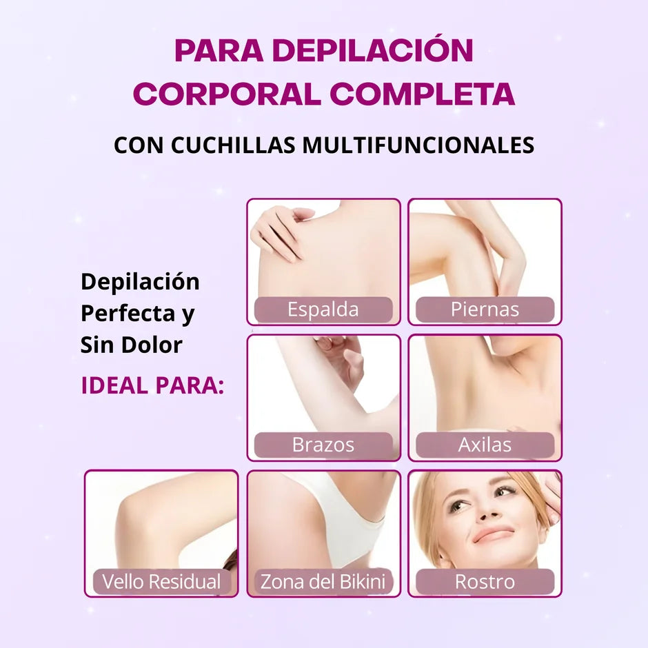 Afeitadora 2 en 1 recargable