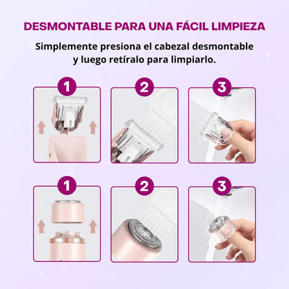 Afeitadora 2 en 1 recargable